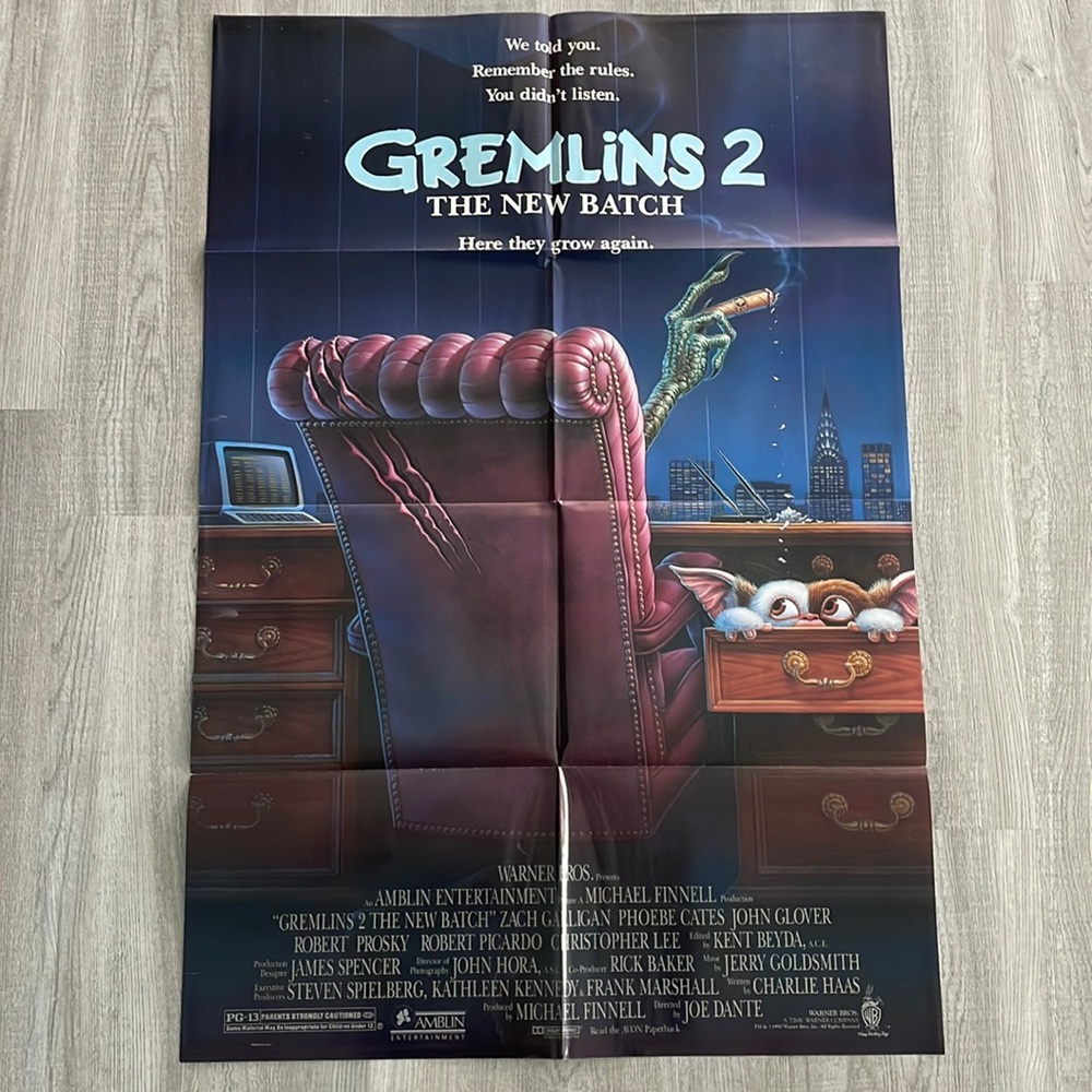 Gremlins 2 original movie poster